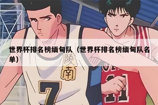 世界杯排名榜缅甸队（世界杯排名榜缅甸队名单）